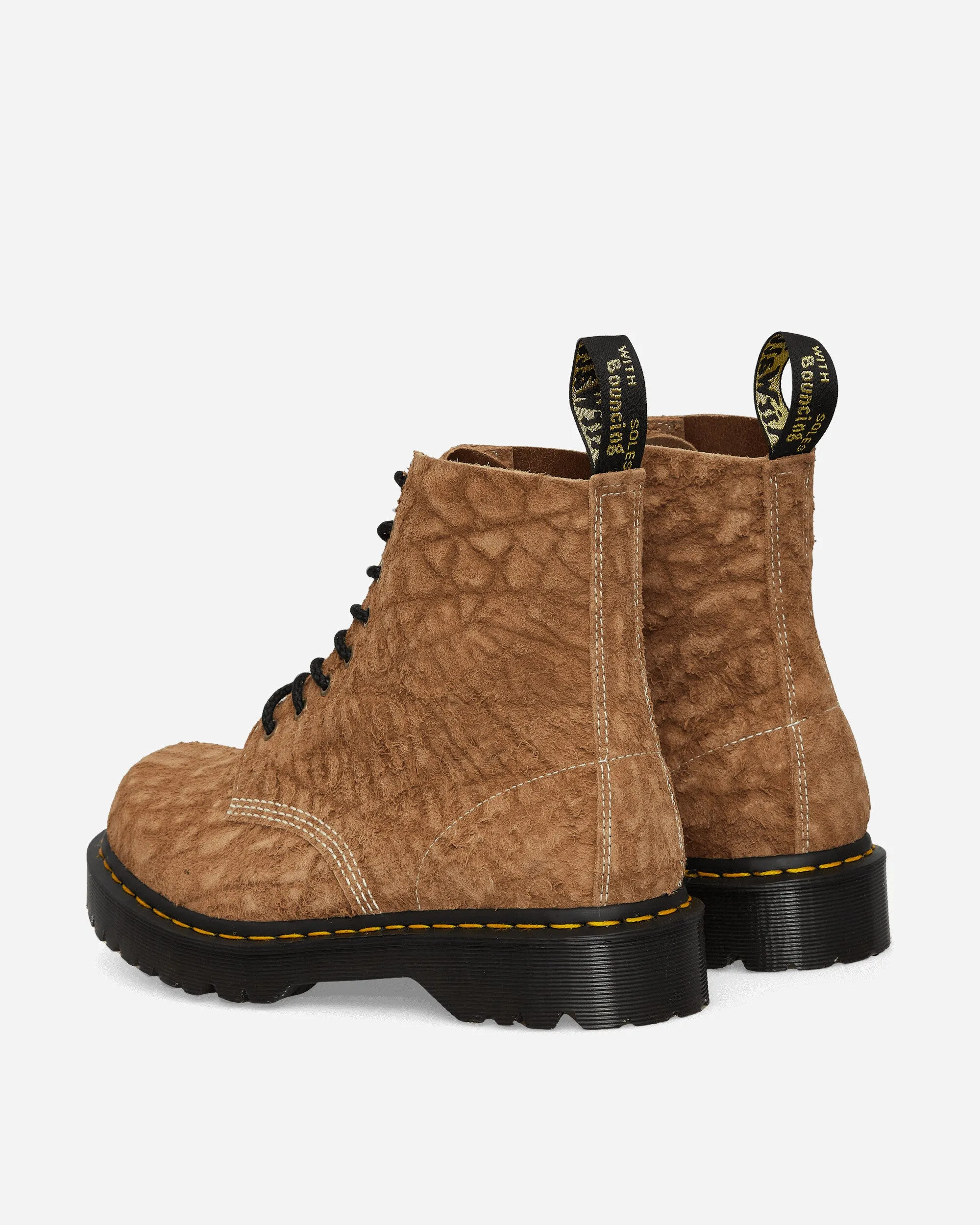 1460 Pascal Emboss Suede Boots Savannah Tan