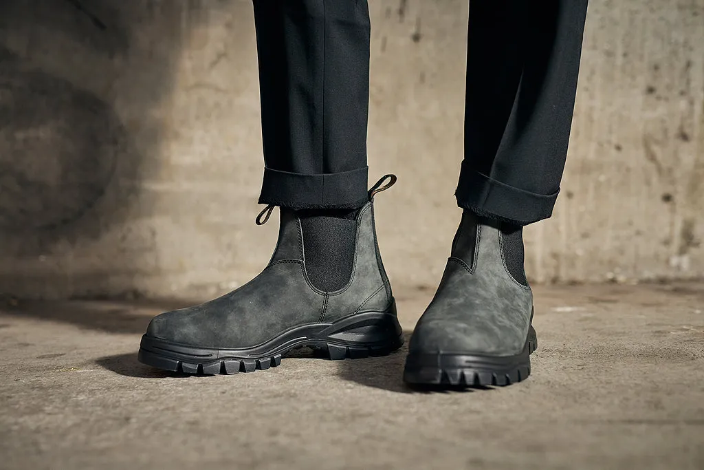 2238 - Lug Sole Rustic Black Boots - Unisex|-|2238 - Bottes Semelle crantée noir rustique - Unisexe
