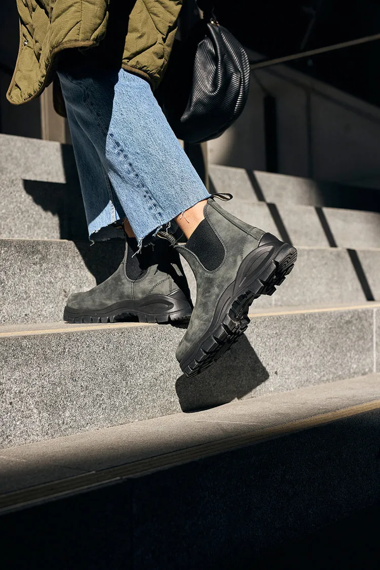 2238 - Lug Sole Rustic Black Boots - Unisex|-|2238 - Bottes Semelle crantée noir rustique - Unisexe