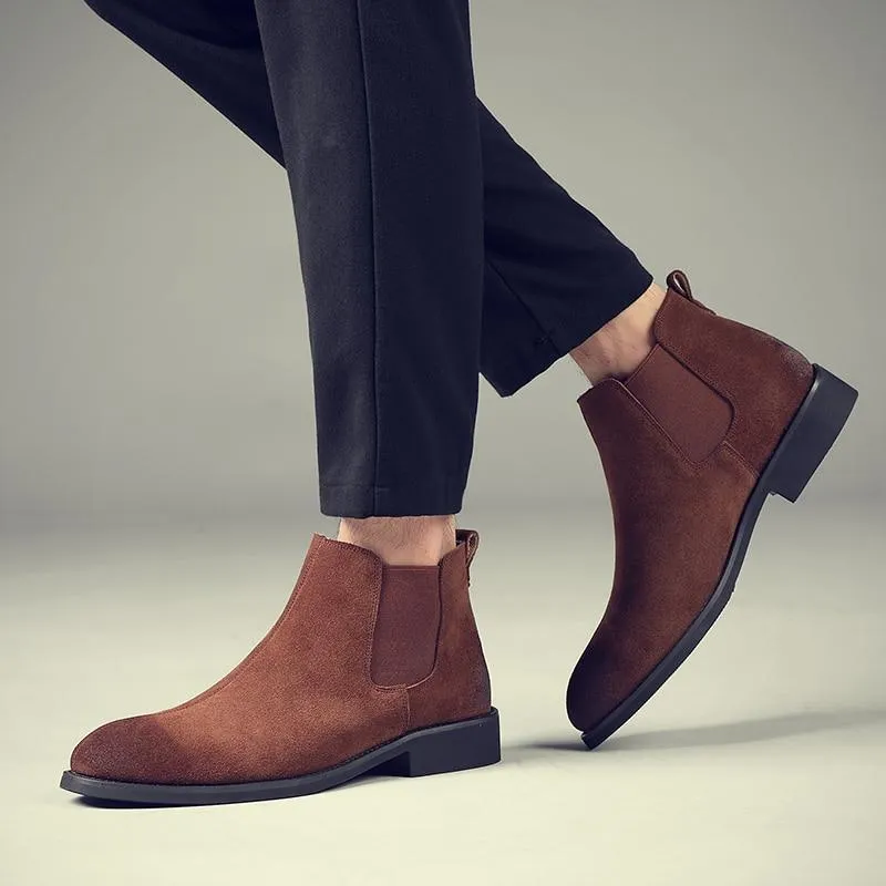 Angelo Ricci™ American Chelsea Leather Boots