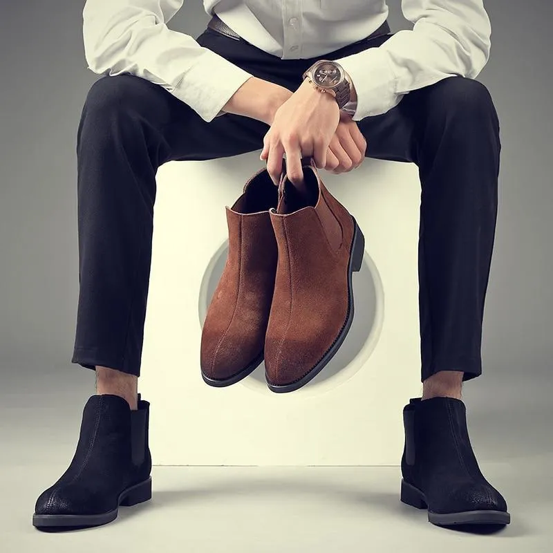 Angelo Ricci™ American Chelsea Leather Boots