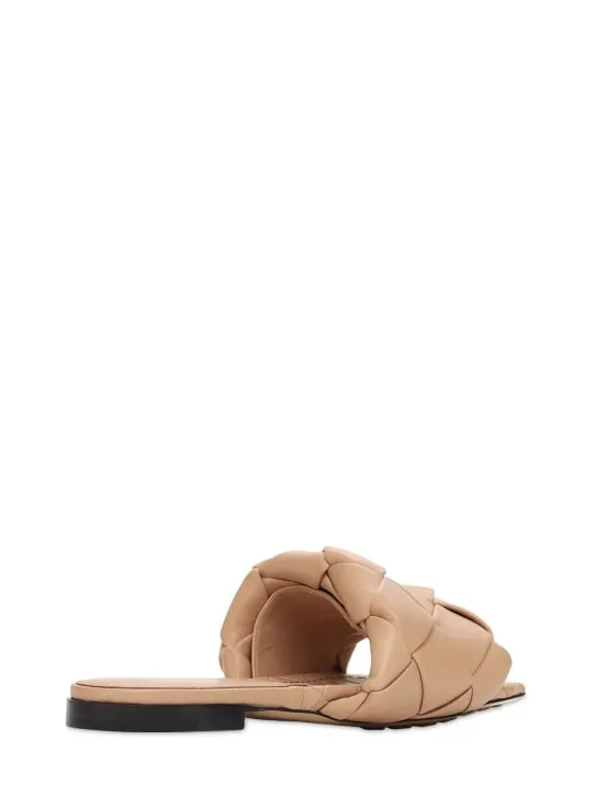 Bottega Veneta   10mm Lido leather slide flats 