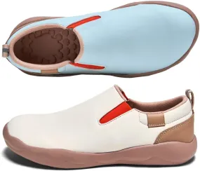 Boys Girls Slip On Loafers Kid's Lightweight Comfort Sneakers Art Painted Walking Travel Shoes Macaron Style