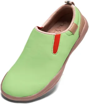 Boys Girls Slip On Loafers Kid's Lightweight Comfort Sneakers Art Painted Walking Travel Shoes Macaron Style