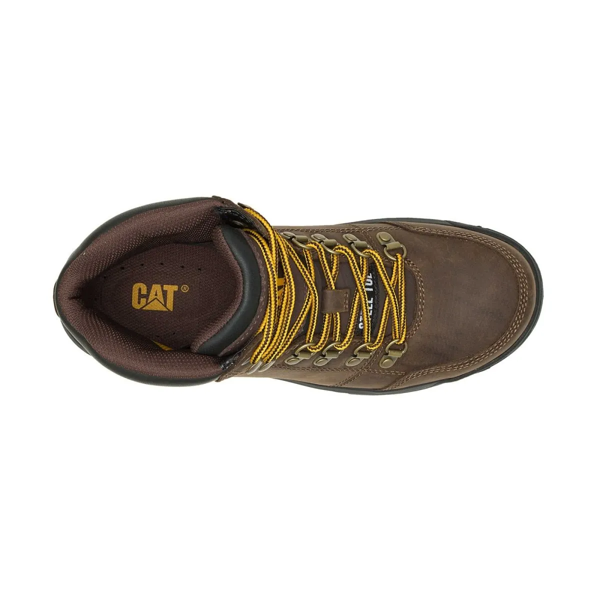 Caterpillar Outline Steel Toe Men's Work Boot (p90803) In Seal Brown