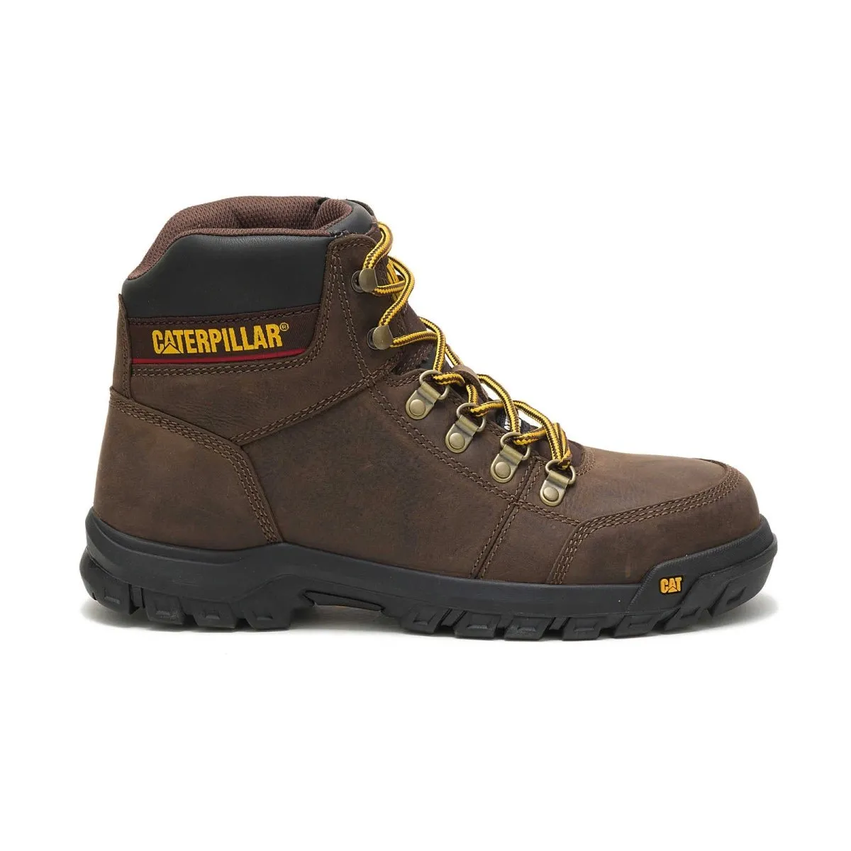 Caterpillar Outline Steel Toe Men's Work Boot (p90803) In Seal Brown