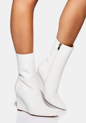 Figure It Out Wedge Boots