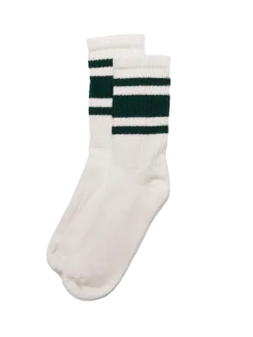 Mono Stripe Sock- Forest Green