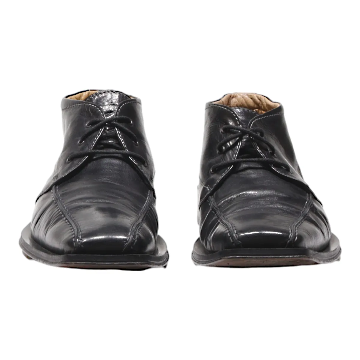 NERO GIARDINI Chukka Boots Black Leather Mens UK 8