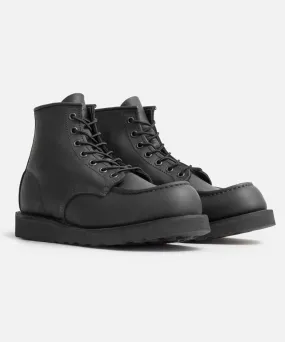 Red Wing Heritage 6-inch Classic Moc Toe Boots - Black Harness