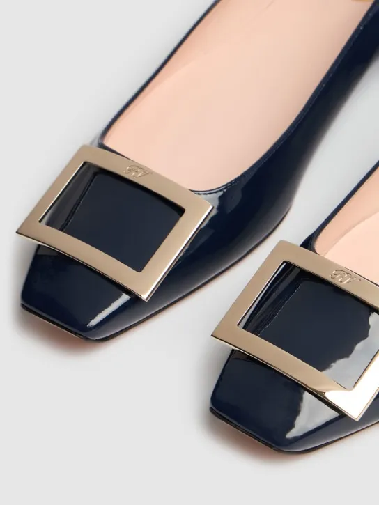 Roger Vivier   10mm Trompette patent leather flats 