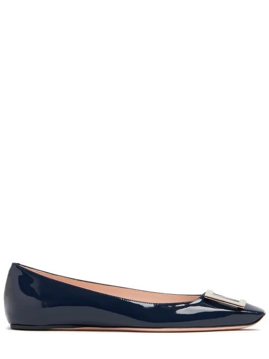 Roger Vivier   10mm Trompette patent leather flats 