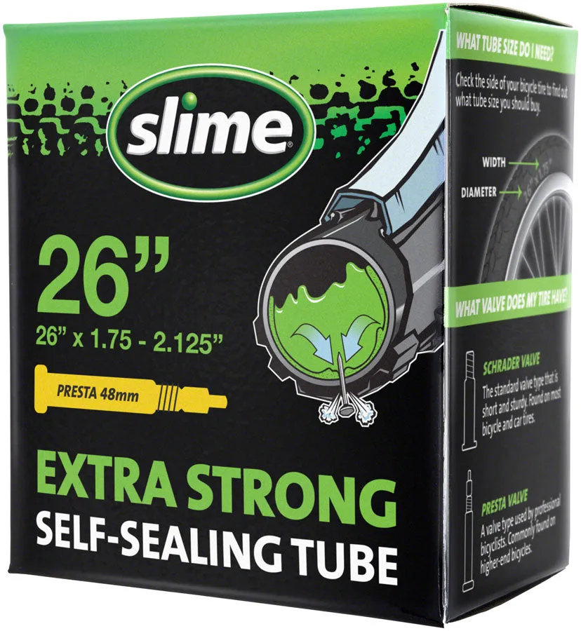 Self-Seaing Tube, 26x1.75-2.125 Presta Valve