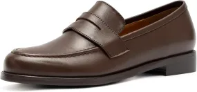 Women's Classic Flat Leather Penny Loafer