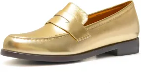 Women's Classic Flat Leather Penny Loafer