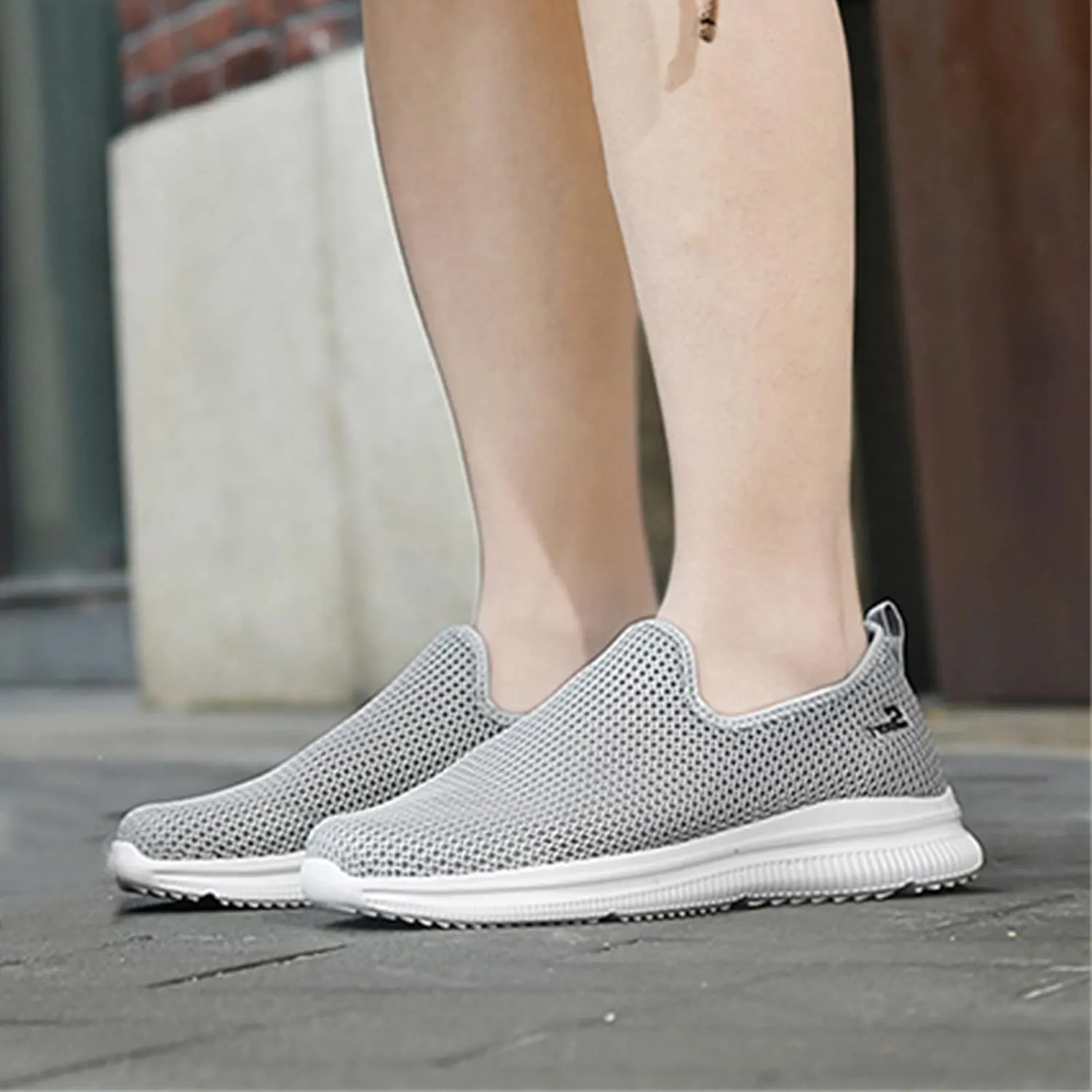 Women's Fashion Sneaker Non Slip Work Wide Comfortable Slip Resistant Work Shoes Men's Walking Shoes Winter Loafers for Women All Black Sneakers for Men